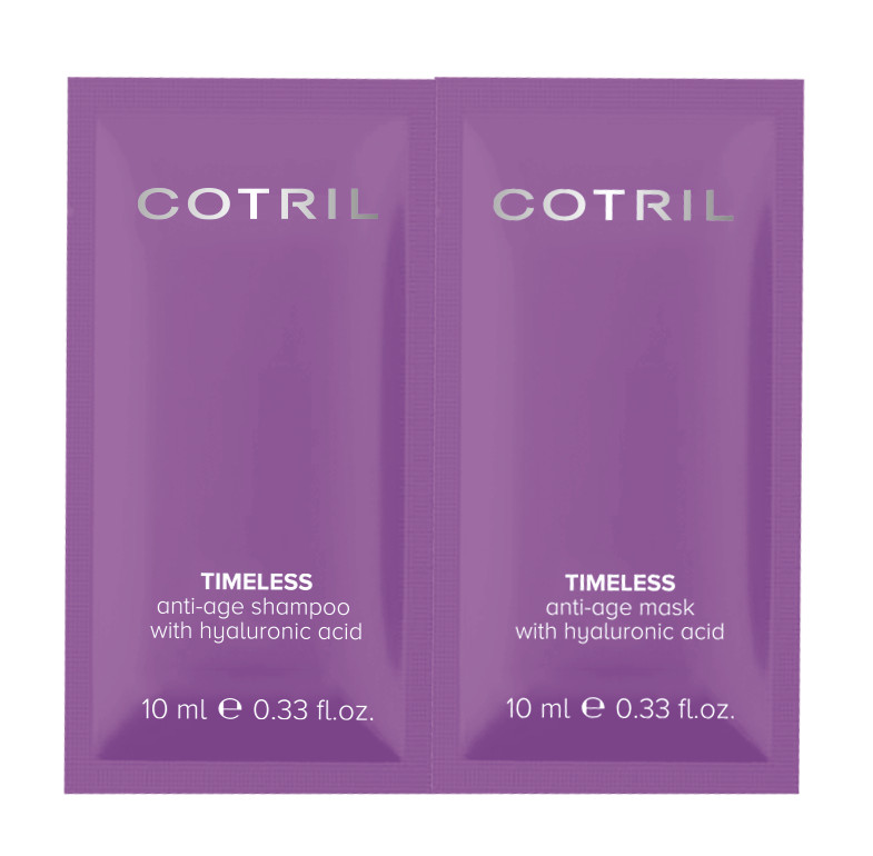 Cotril Mostra sampon+masca antiimbatranire cu acid hialuronic Timeless 20ml
