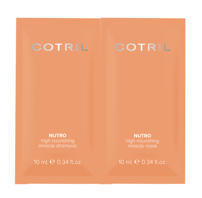Cotril Mostra sampon+masca cu efect intens nutritiv pentru par uscat Nutro High Nourishing 20ml