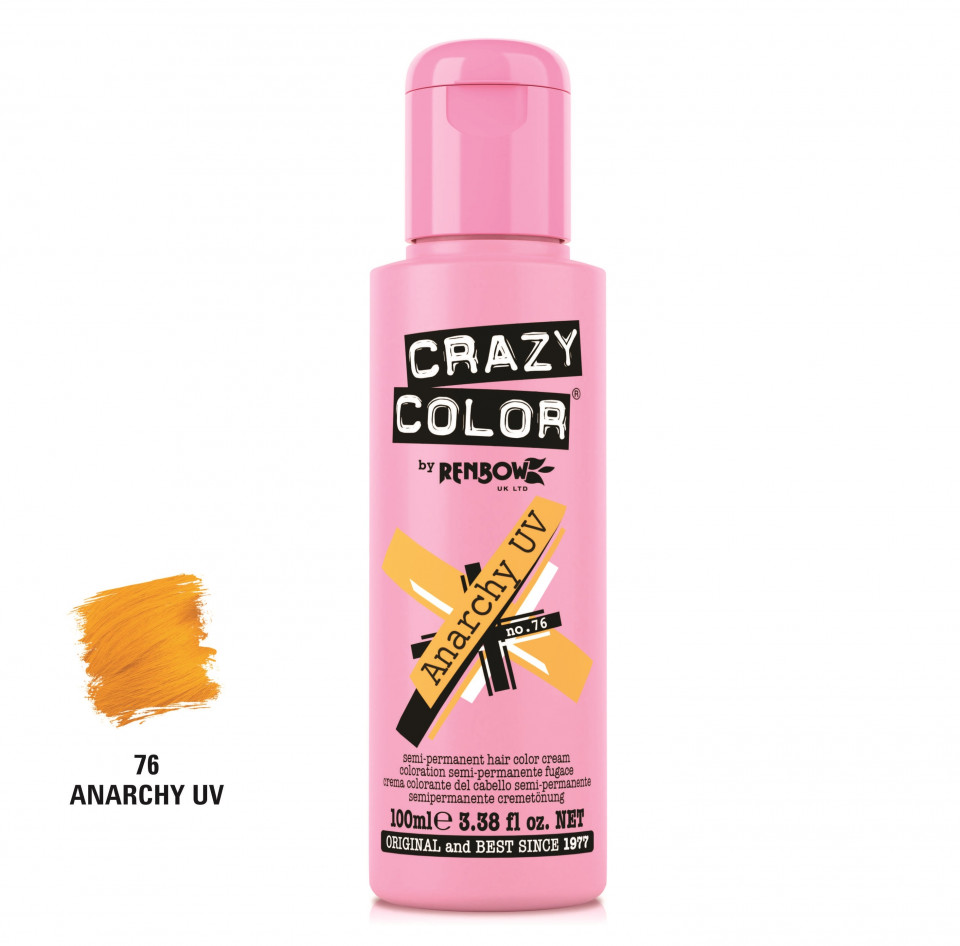 Crazy Color Vopsea semipermanenta 76 Anarchy UV 100ml