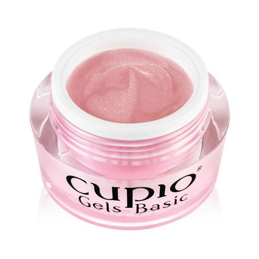 Cupio Cover Builder Easy Fill Gel – Sparkling Candy Rose 15ml 15ml imagine noua marillys.ro