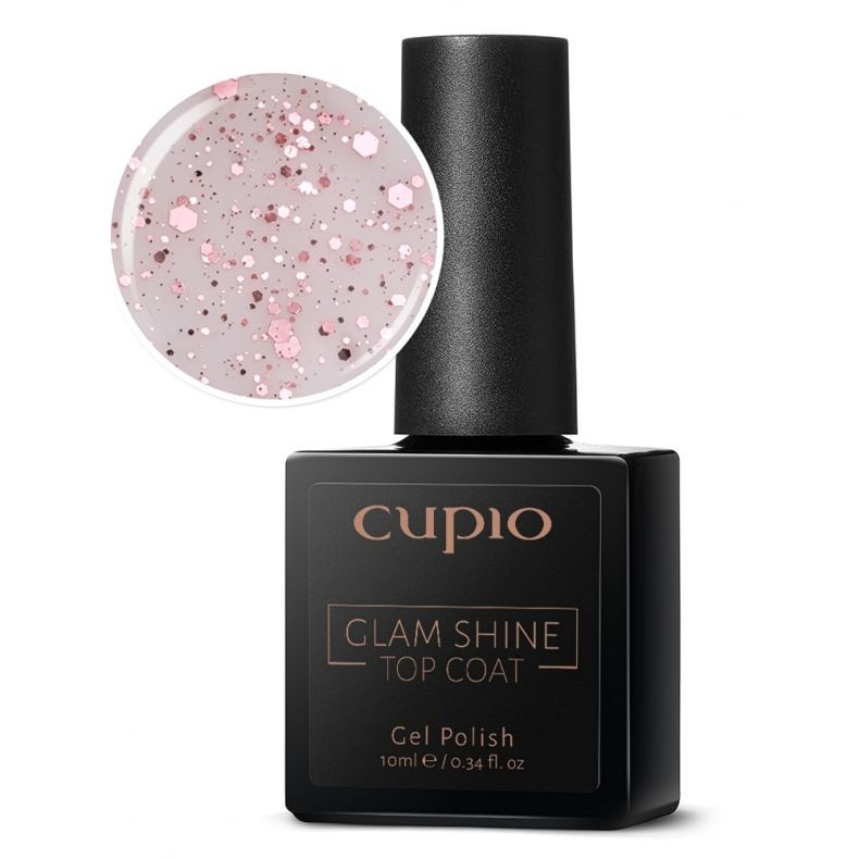 Cupio Glam Shine Top Coat – Stunning 10ml 10ml imagine noua marillys.ro