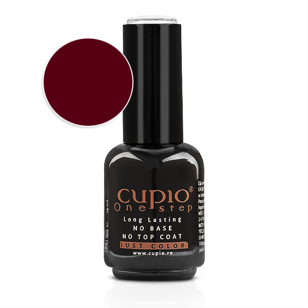 Cupio Gel Lac 3 in 1 One Step Dark Red 15ml - R061