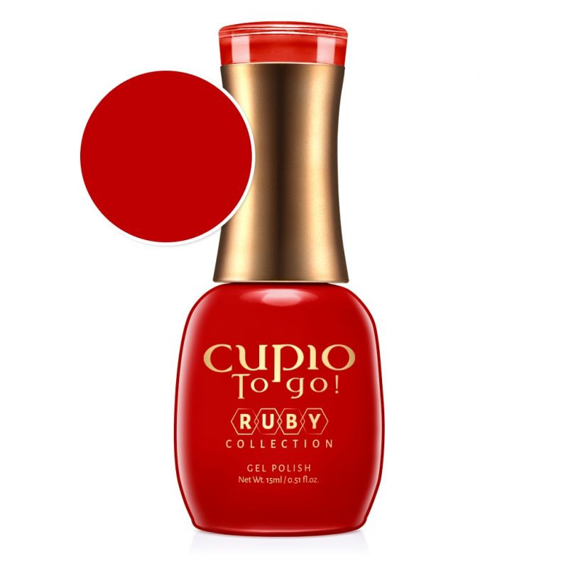 Cupio Oja semipermanenta To Go! Ruby Collection – Flirty 15ml 15ml imagine noua marillys.ro