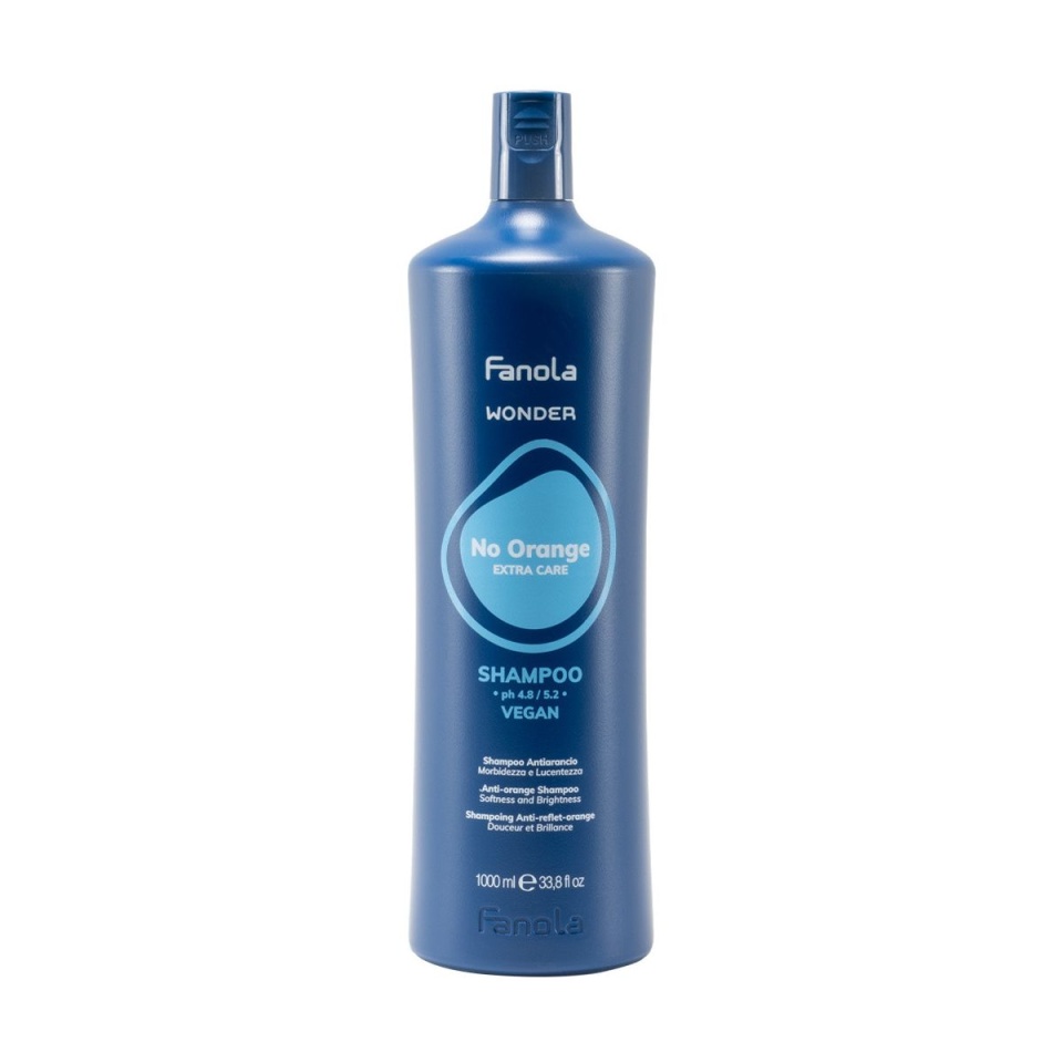 Fanola Sampon neutralizator cu pigment albastru Wonder No Orange 1000ml