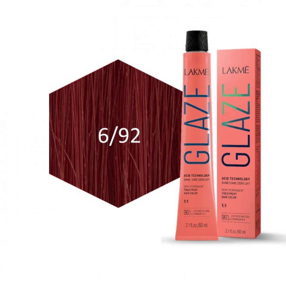 Lakme Vopsea de par demipermanenta 6/92 Cherry Wine Glaze 60ml