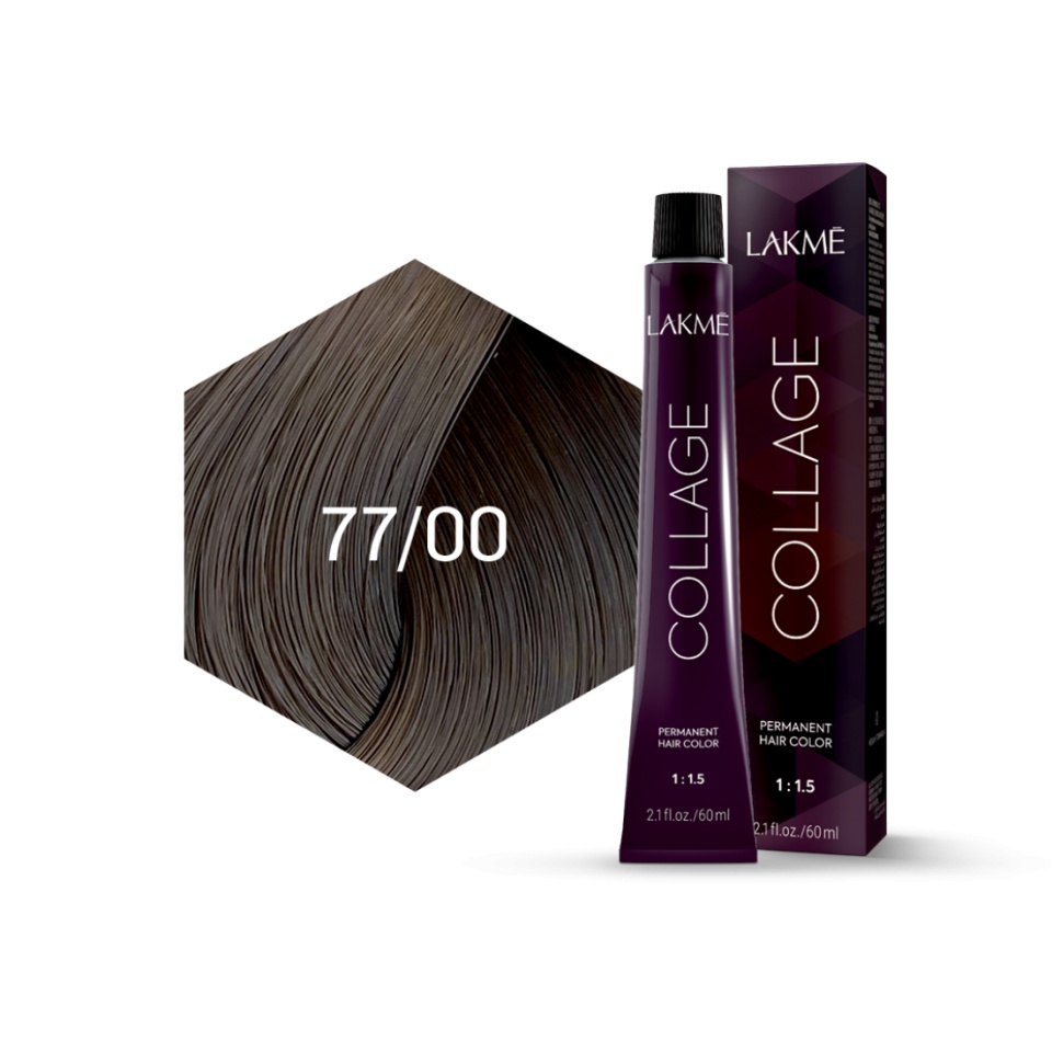 Lakme Vopsea de par permanenta 77/00 blond mediu intens Collage 60ml