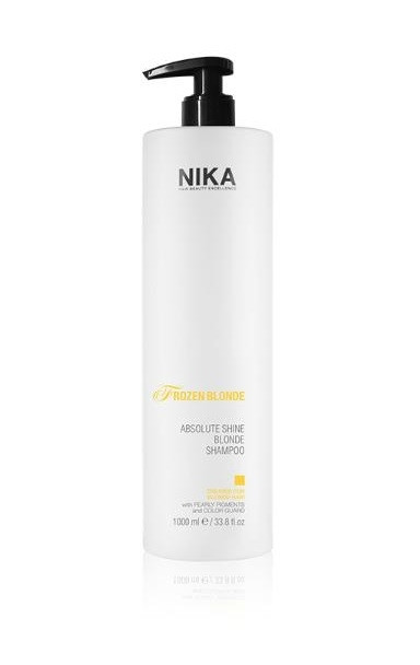 Nika Frozen Blonde Absolute Shine – Sampon pentru par blond 1000ml Nika imagine noua