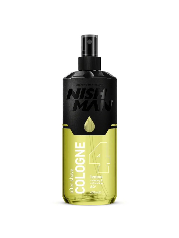 NishMan Apa de colonie parfumata Lemon 4 After Shave 400ml