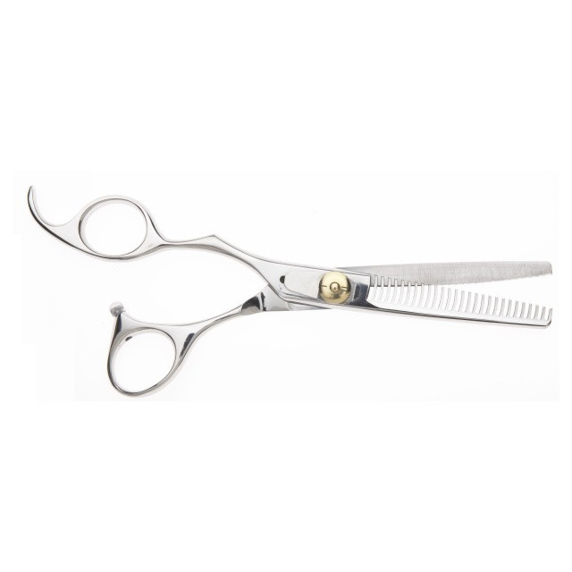Olivia Garden Foarfeca de filat pentru stangaci 35 dinti jap 6.35 inch SilkCut