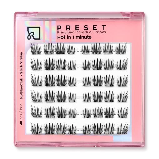 Ribells Gene individuale cu adeziv pre-aplicat Preset - After Dark
