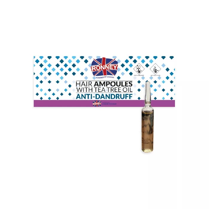 Ronney Fiole de par antimatreata Tea Tree Oil Anti-Dandruff 12x10ml