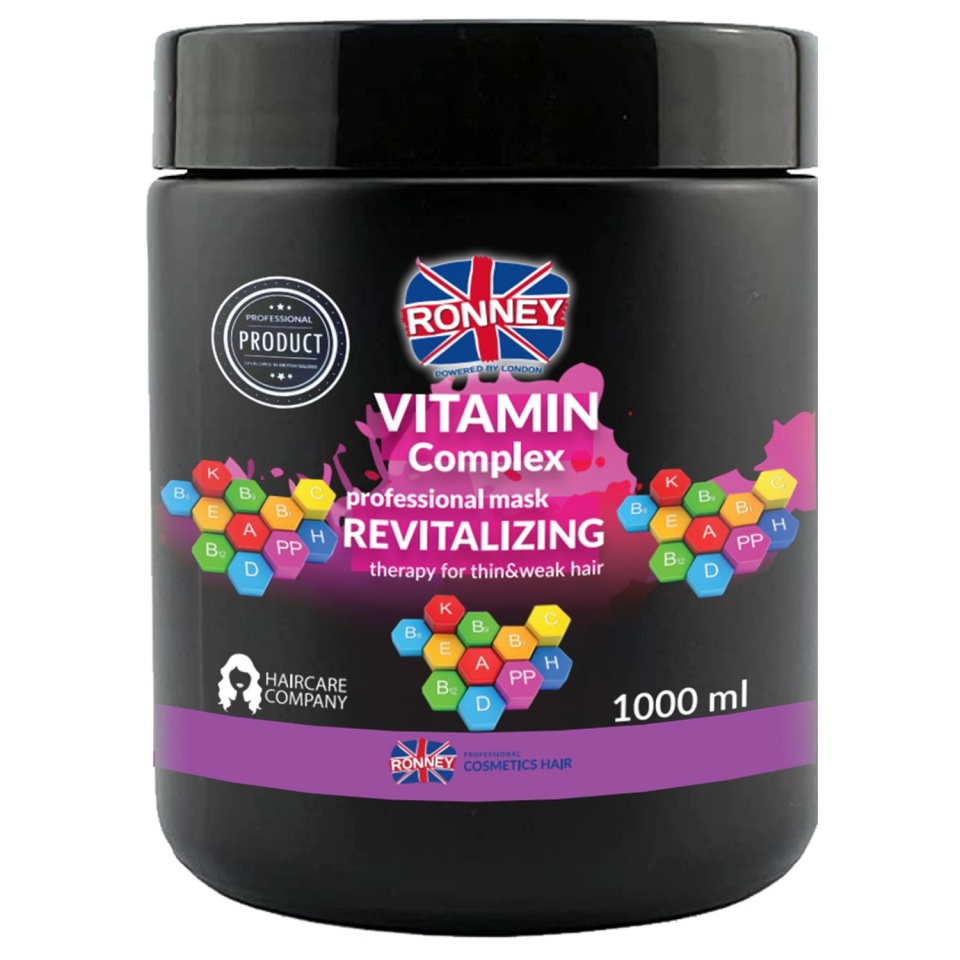 Ronney Professional Masca pentru par fin si deteriorat Vitamin Complex 1000ml