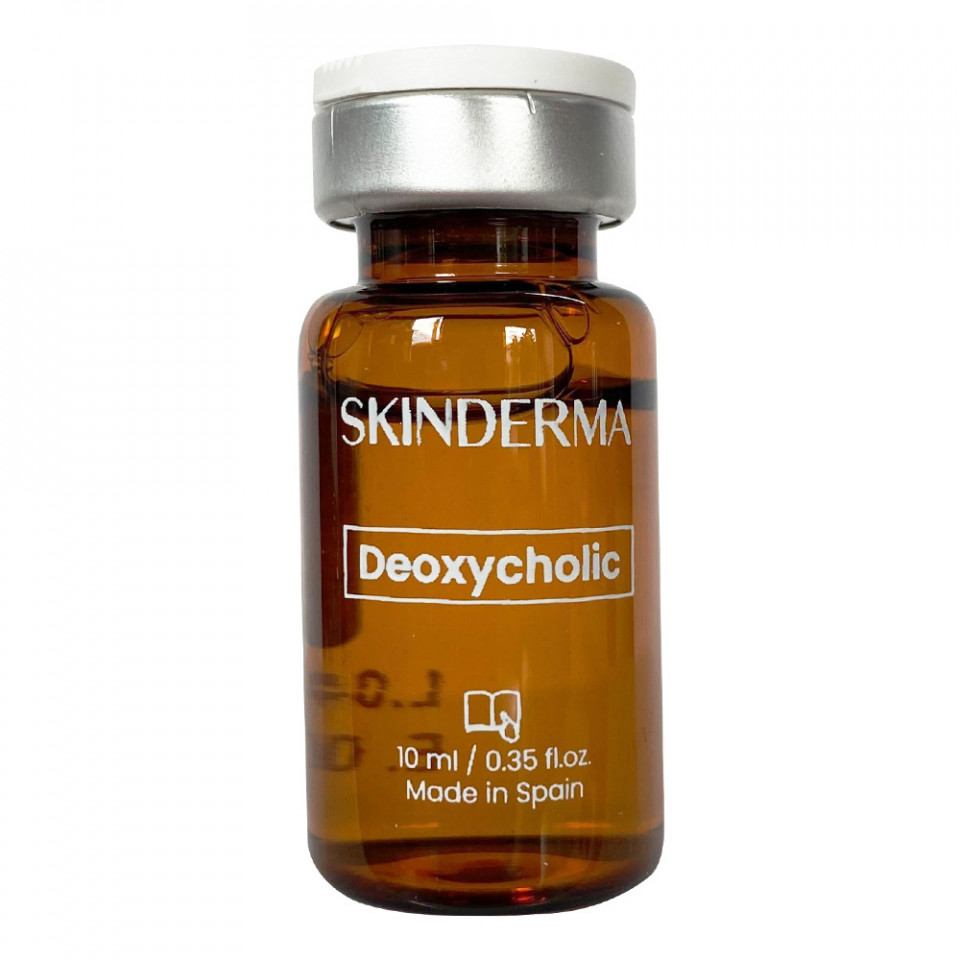 Skinderma Fiola pentru barbie dubla cu deoxicolat de sodiu 10% Deoxycholic 10ml