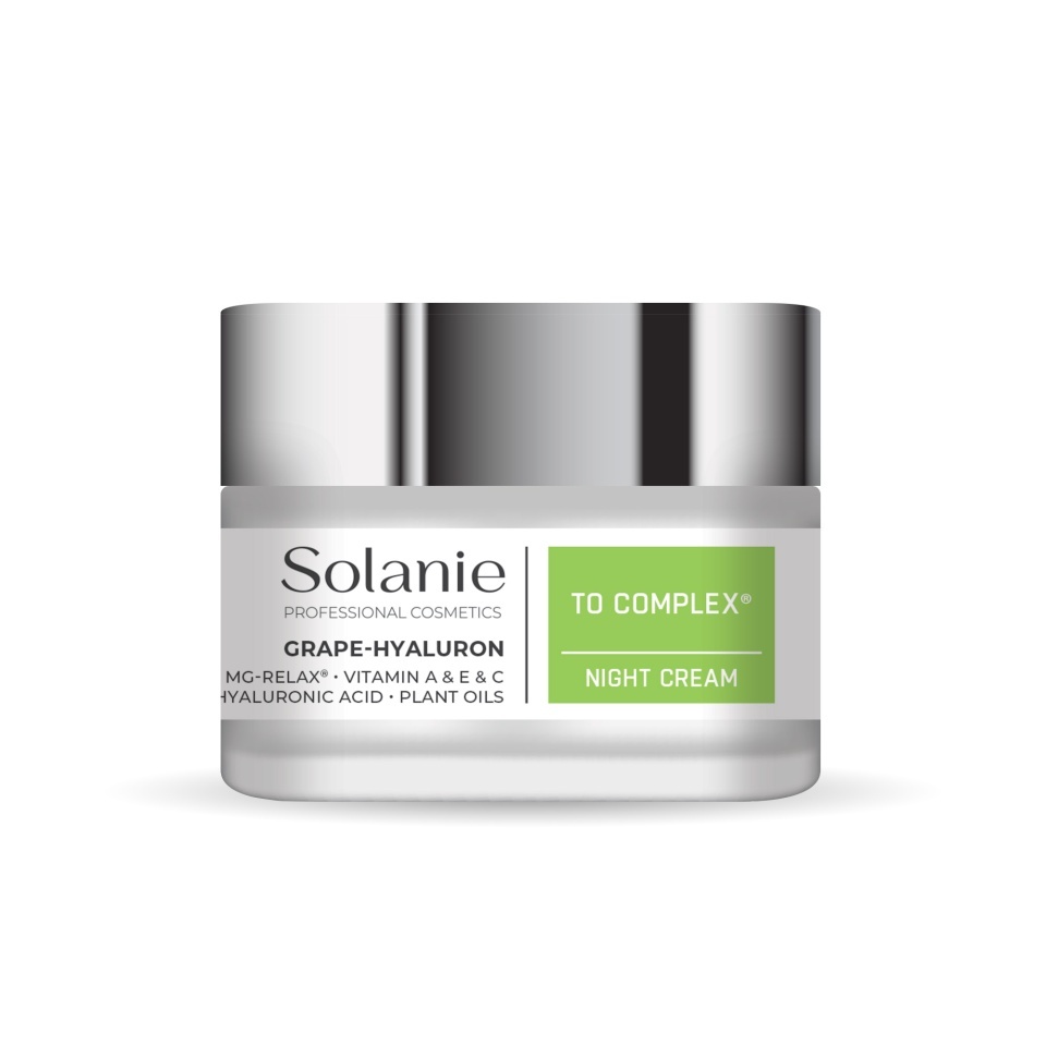 Solanie Crema de noapte antirid pentru fata Grape-Hyaluron 50ml