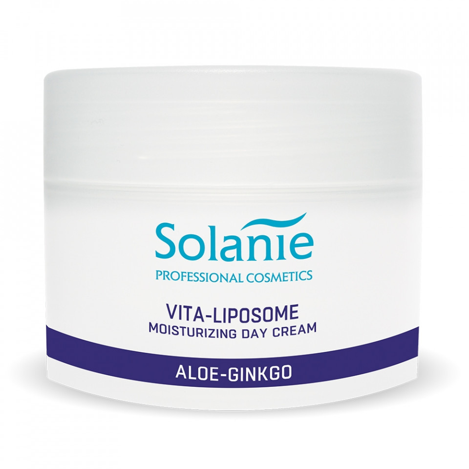 Solanie Crema de zi hidratanta cu lipozomi Aloe Ginkgo 250ml