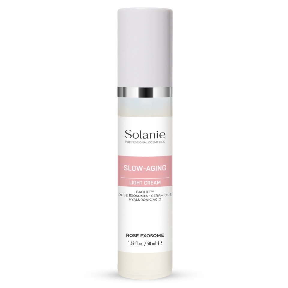 Solanie Crema hidratanta antirid pentru ten normal Rose Exosome Light 50ml