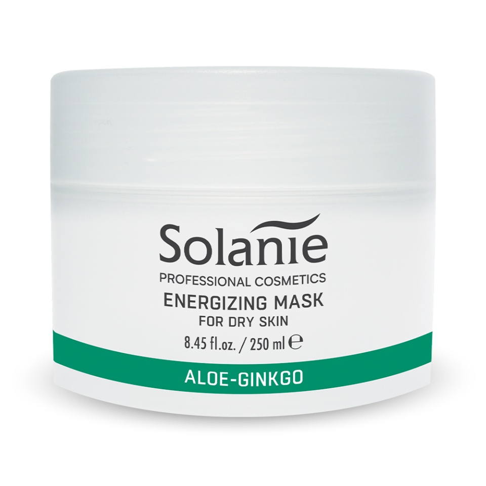 Solanie Masca energizanta pentru ten uscat Aloe Ginkgo 250ml