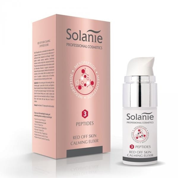 Solanie Mesopeptide – Elixir contra rosetei Red Off Skin Calming cu 3 peptide 15ml 15ml imagine noua marillys.ro