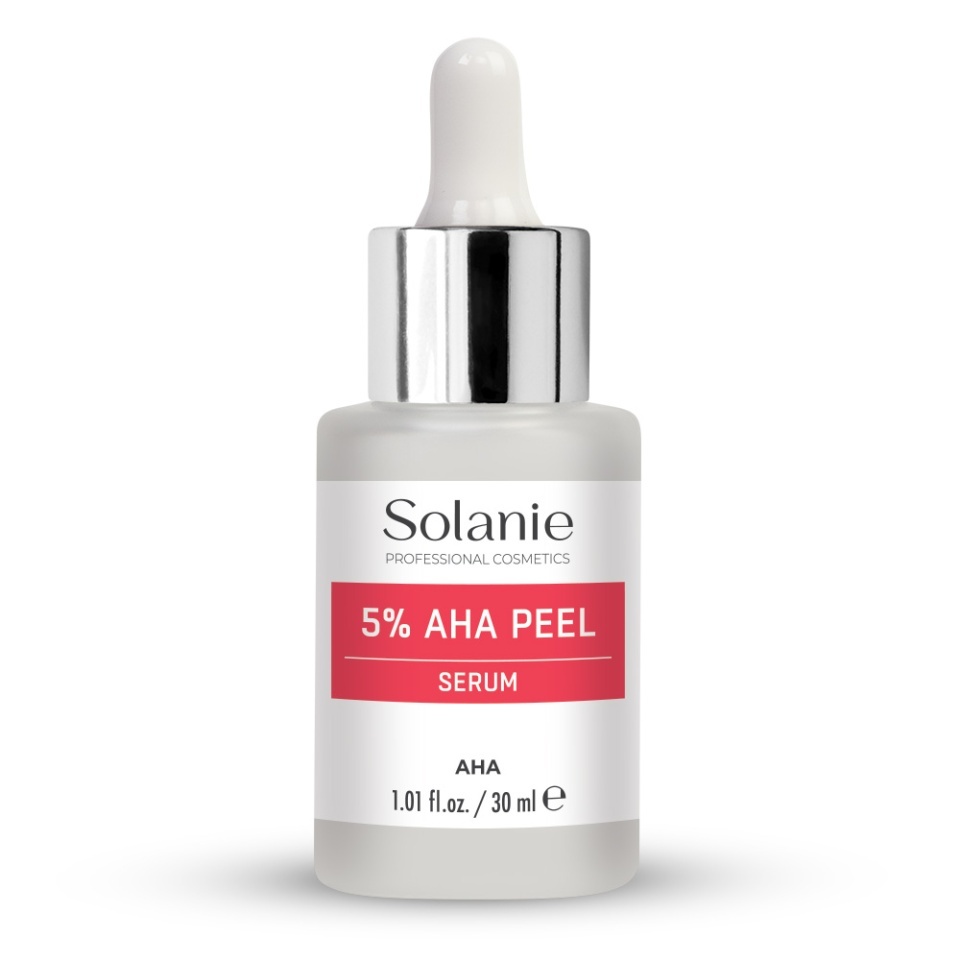 Solanie Serum exfoliant pentru fata cu AHA 5% 30ml