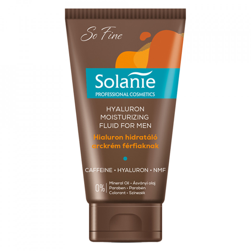 Solanie So Fine – Fluid hidratant pentru barbati cu acid hialuronic 50ml 50ml imagine pret reduceri