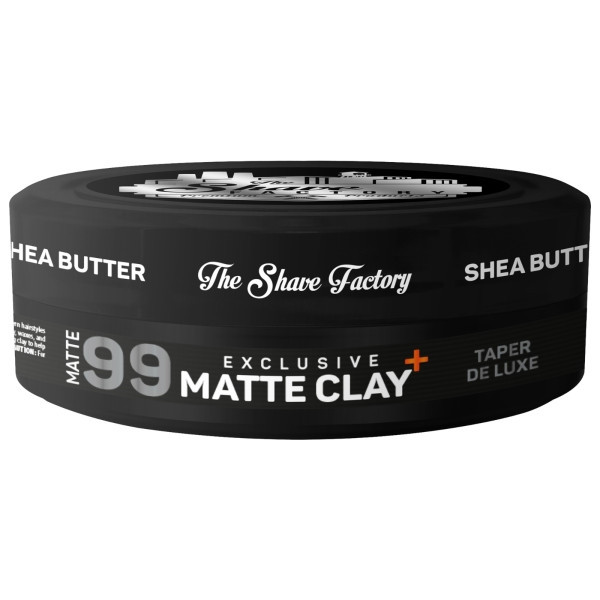 The Shave Factory Ceara mata pentru par Shea Butter 99 Matte Clay 150ml 150ml imagine noua marillys.ro