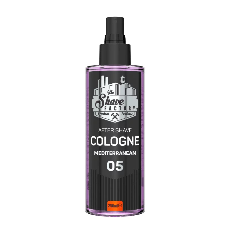 The Shave Factory Mediterranean 05 – Colonie after shave 250ml 250ml imagine noua marillys.ro