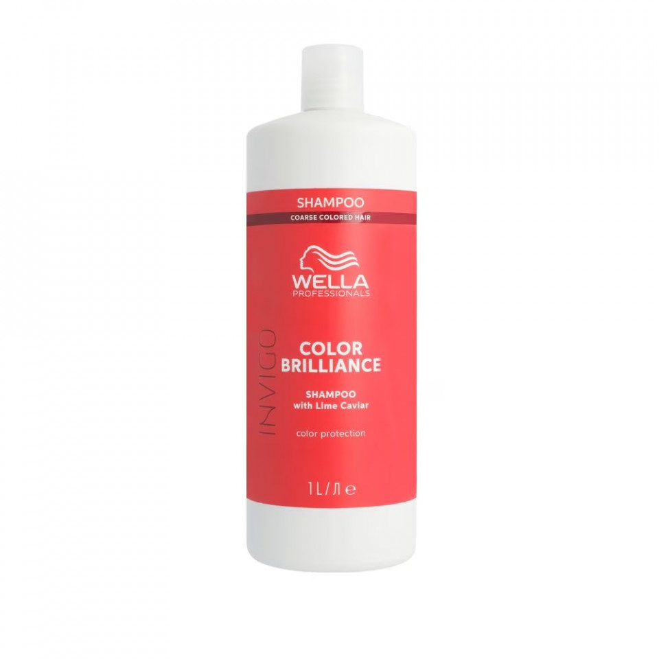 Wella Professionals Sampon pentru par vopsit cu structura groasa Invigo Color Brilliance Coarse 1000ml