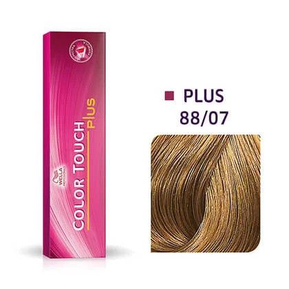 Wella Professionals Vopsea de par demipermanenta Color Touch Plus 88/07 blond deschis intens natural castaniu 60ml