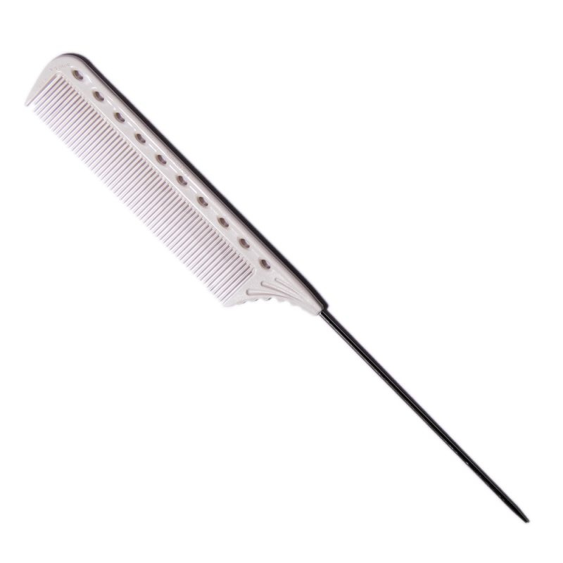 YS Park 102 Pieptan profesional pentru tapat cu codita pentru sectionare - alb
