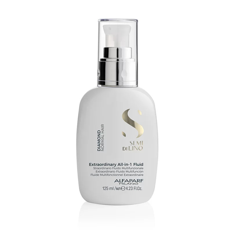 Alfaparf Fluid de stralucire multifunctional fara clatire Semi di Lino Diamond All-in-1 Fluid 125ml