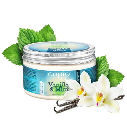Cupio Body Scrub Organic Vanilla&Mint 250ml 250ml imagine noua marillys.ro