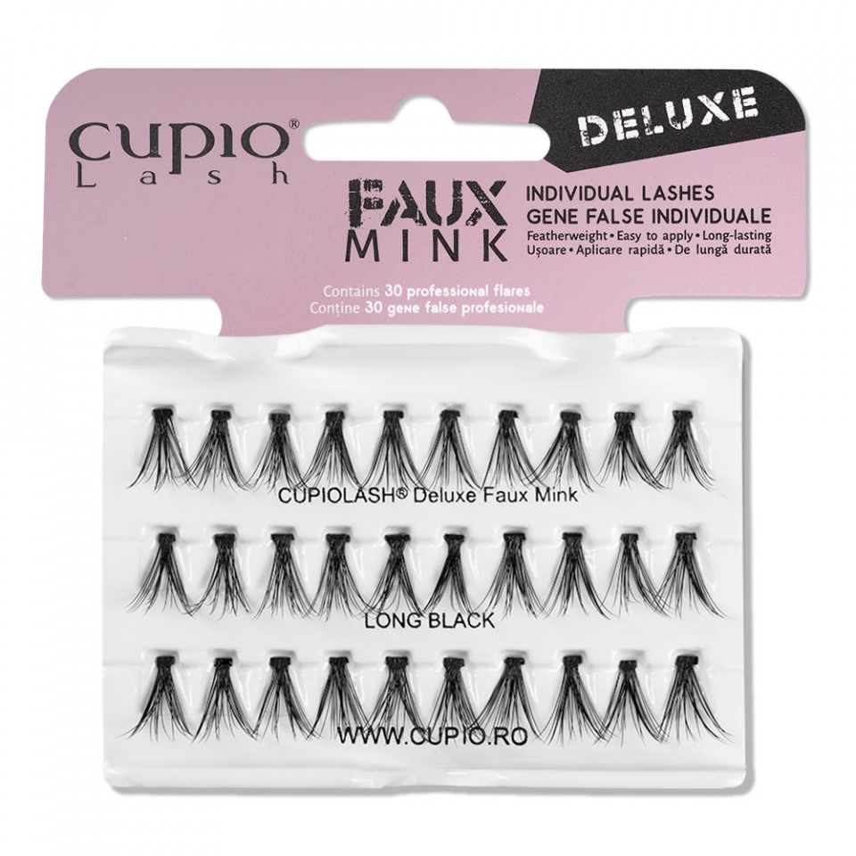 Cupio Gene individuale cu nod Deluxe Faux Mink - lungi