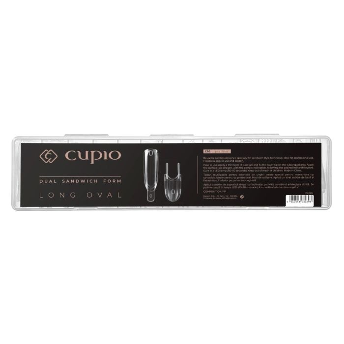 Cupio Tipsuri reutilizabile Dual Sandwich Form - Long Oval 120buc
