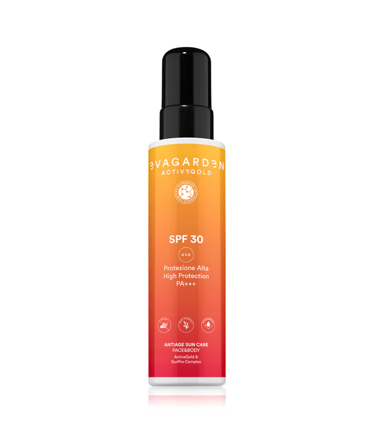 Evagarden Crema cu protectie solara pentru fata si corp SPF30 Sun Treatment 150ml