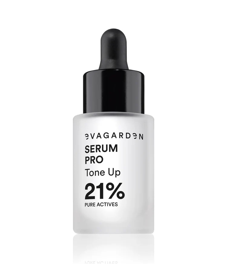 Evagarden Ser fermizant pentru fata cu 19 substante active pure Serum Pro Tone Up 21% 20ml