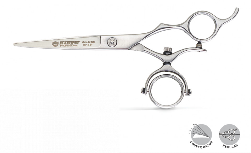 Kiepe Professional Foarfeca de tuns dreapta cu inel rotativ 5.5 inci Monster Cut