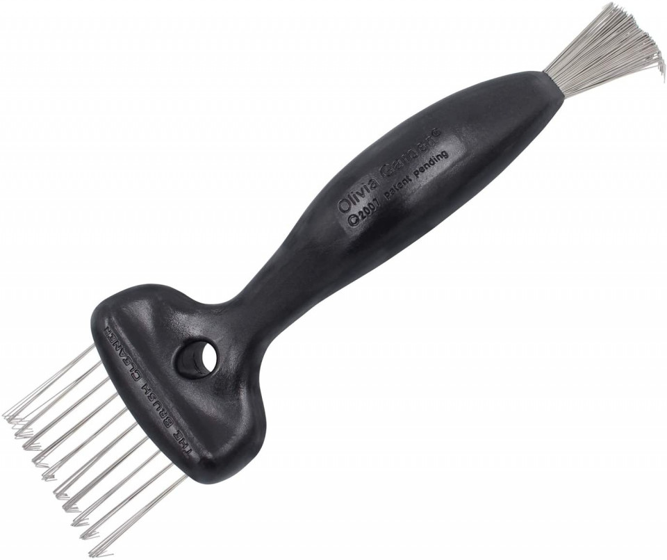 Olivia Garden Instrument cu dinti metalici pentru curatarea periilor