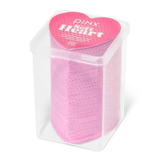 Pinx Servetele perforate pentru unghii Soft Heart 250buc