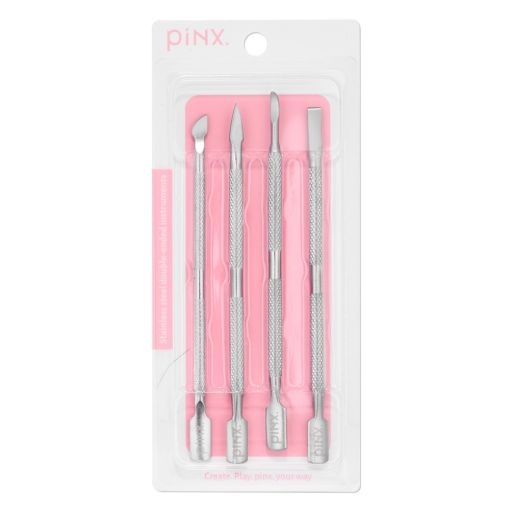 Pinx Set 4 instrumente metalice pentru cuticule