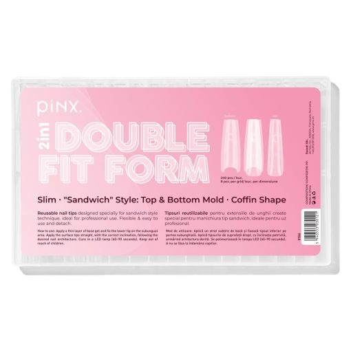 Pinx Tipsuri reutilizabile - Double Fit Form 240buc