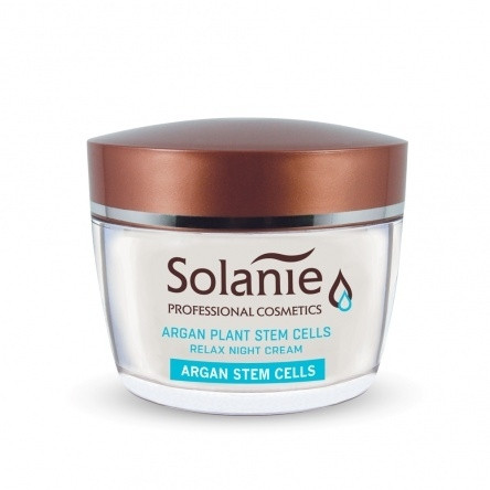 Solanie Argan Stem Cells Line crema de noapte antirid cu celule stem de argan 50 ml Antirid