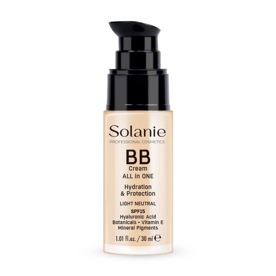 Solanie Crema BB cu acid hialuronic SPF15 - Light Neutral 30ml