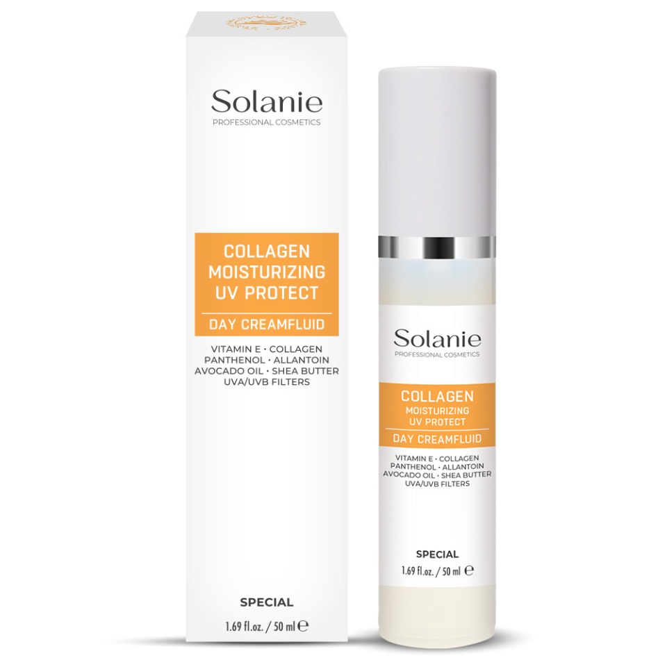Solanie Crema hidratanta cu colagen si protectie UV pentru fata Special 50ml