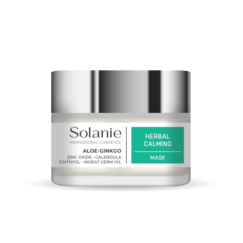 Solanie Masca calmanta cu extract de aloe vera Aloe Ginkgo 50ml