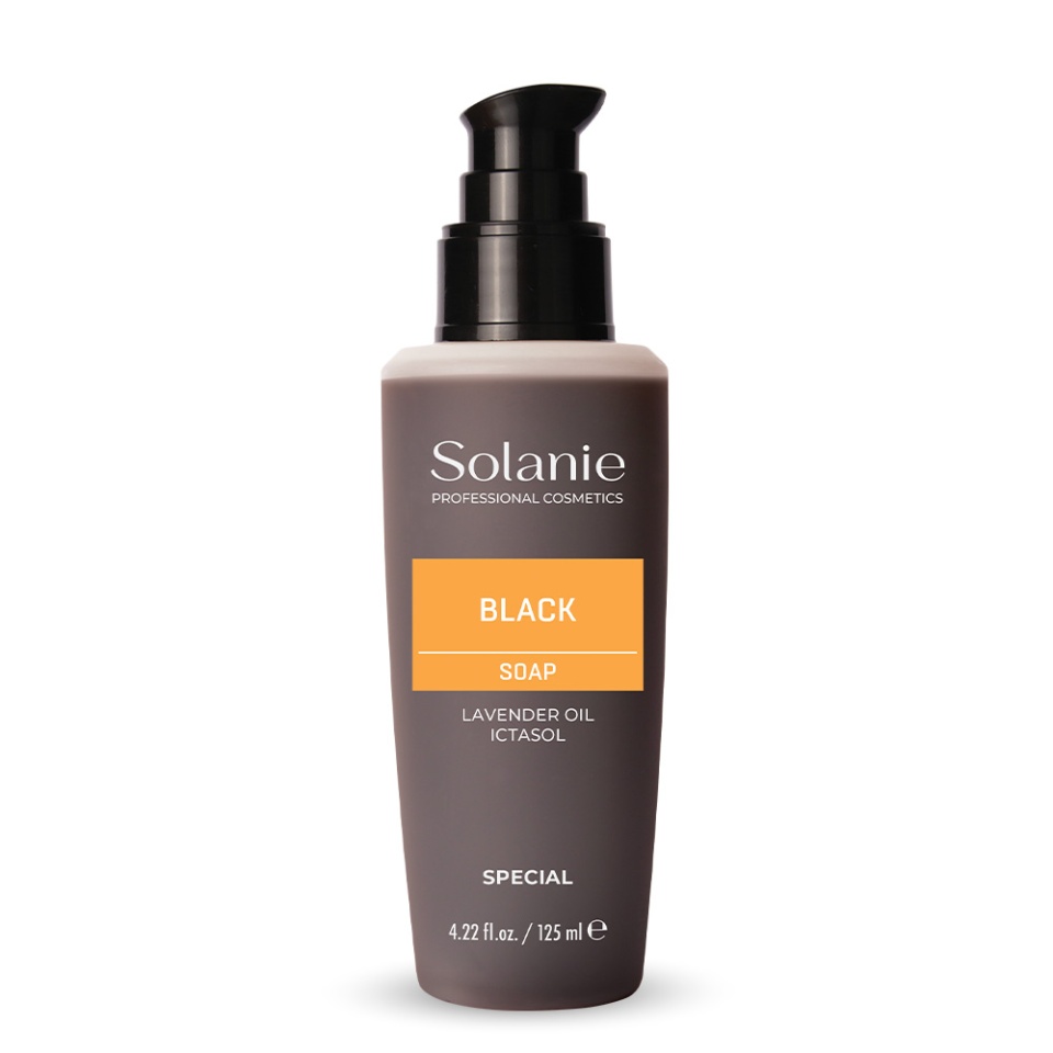 Solanie Sapun negru cu ichtiol pentru ten gras Special Black Soap 125ml