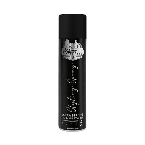 The Shave Factory Fixativ profesional cu fixare foarte puternica pentru barbati Ultimate Styling Spray 400ml