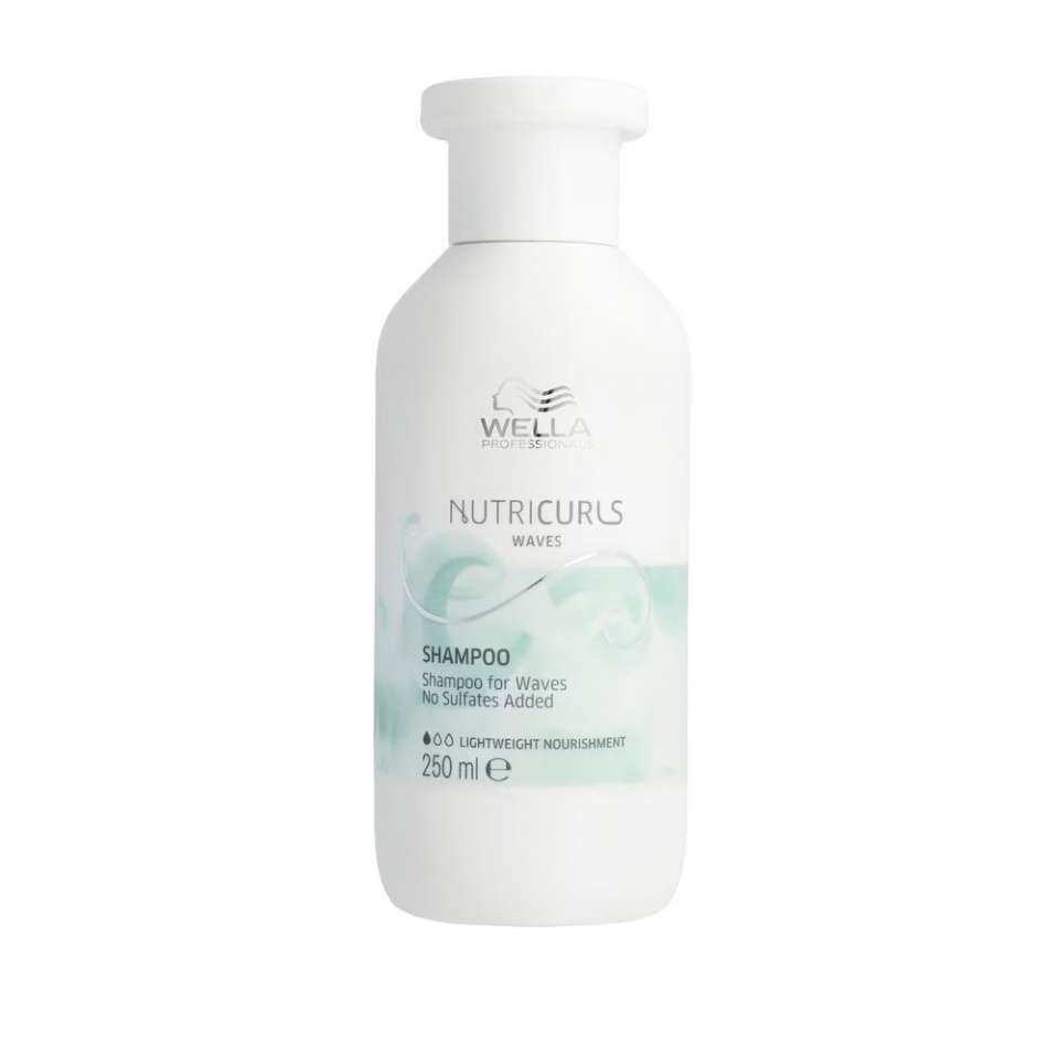 Wella Professionals Sampon cu hranire usoara pentru par ondulat Nutricurls Waves Lightweight 250ml