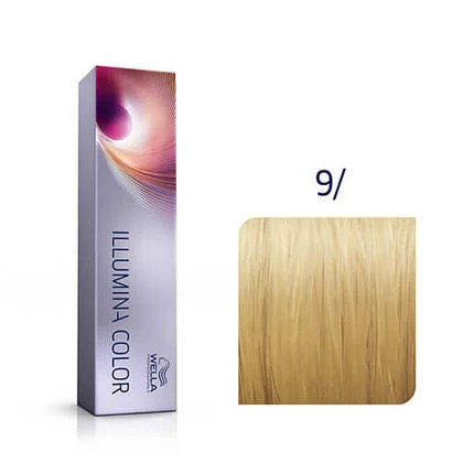 Wella Professionals Vopsea de par permanenta Illumina Color 9/ blond luminos 60ml