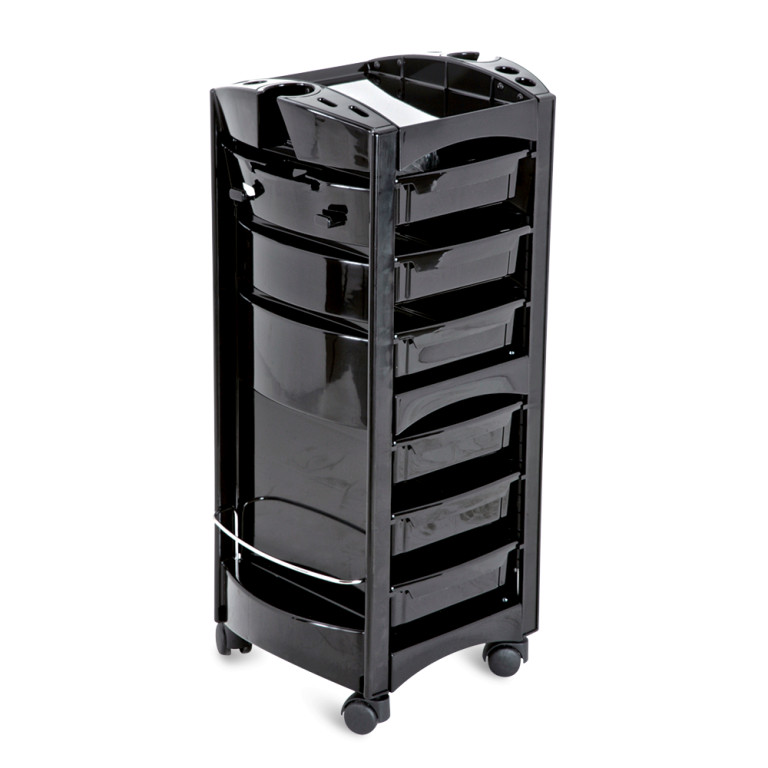 AGV Ucenic cu 6 sertare pentru salon Friend - negru