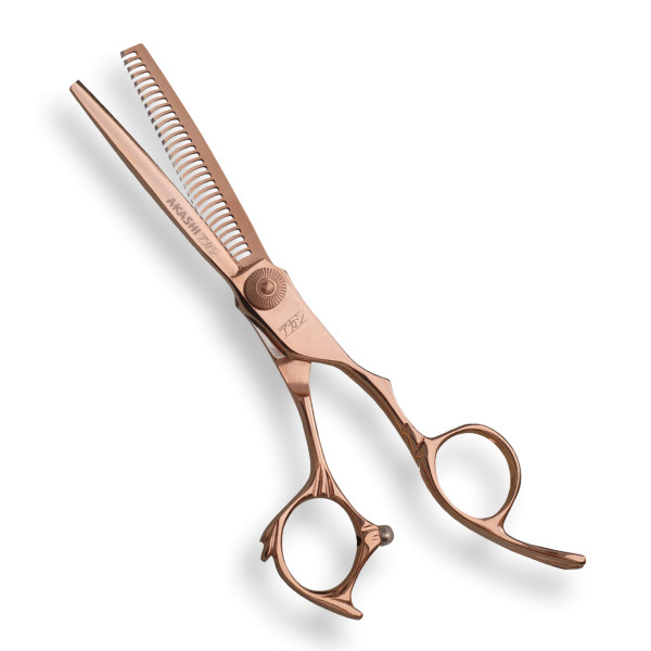 Akashi Foarfeca de filat offset 30 dinti 5.5 inci Super Cut Rose-Gold RM60RG